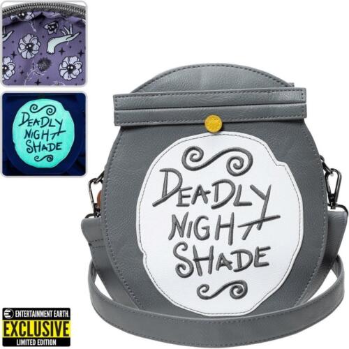 Loungefly Deadly Night Shade (Glow in the Dark) Crossbody Purse (Entertainment Earth Exclusive)