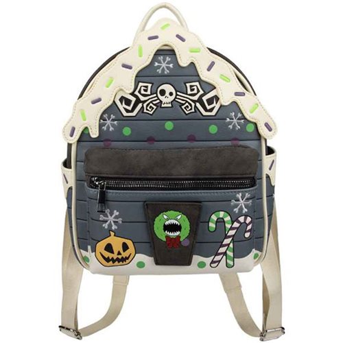 The Nightmare Before Christmas Gingerbread House Mini Backpack